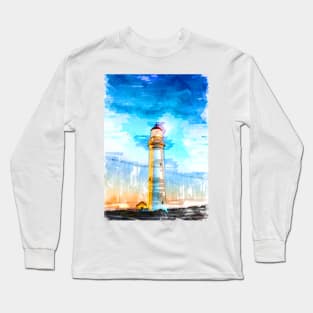 Lighthouse Night Cape Nelson Portland Australia - For Lighthouse Lovers Long Sleeve T-Shirt